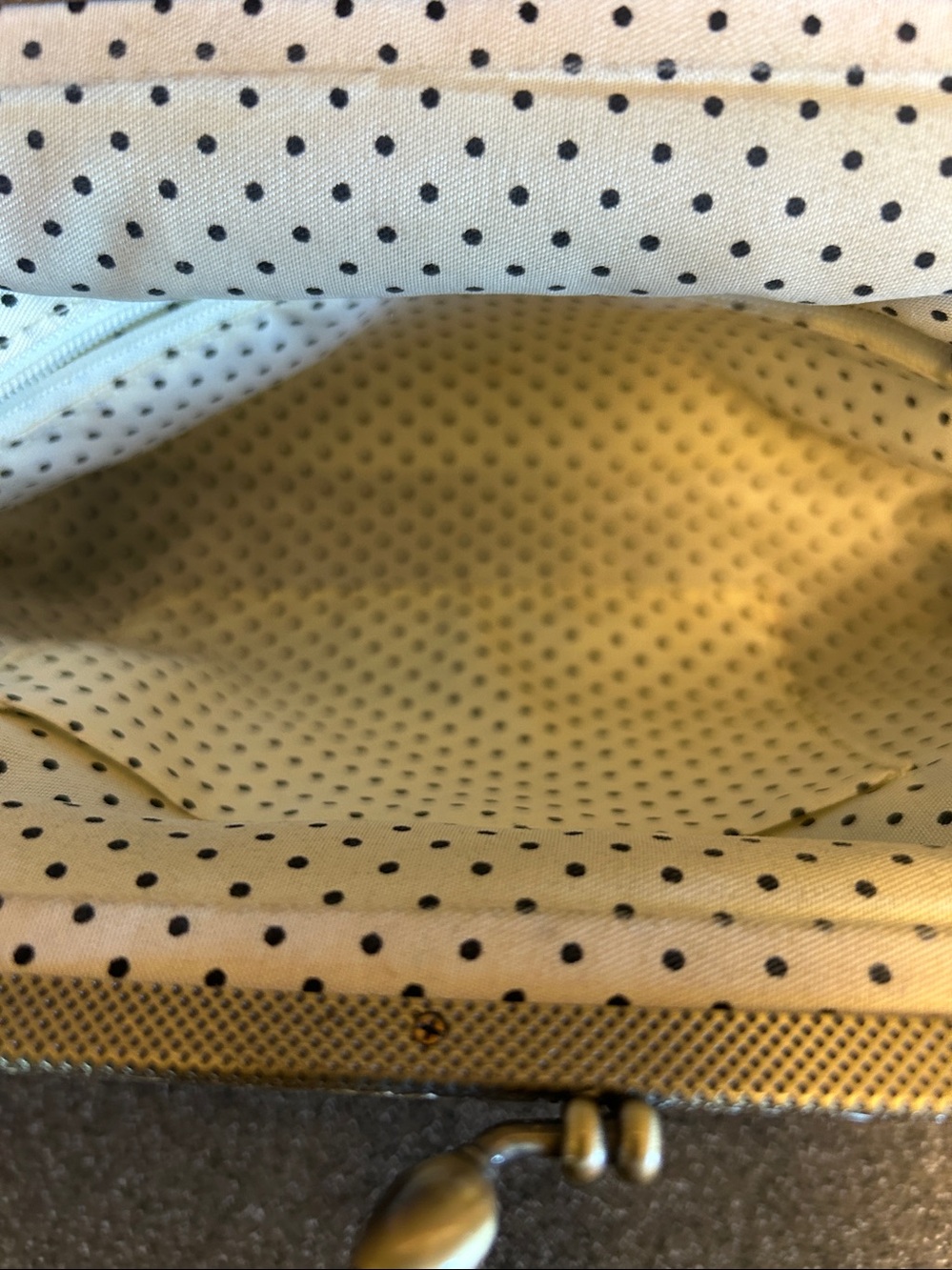 Yellow Bee Embroidered Chain-Handle Clutch - Picture 3 of 3